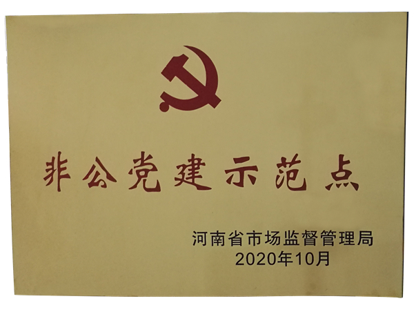 河南省“非公党建示范点”